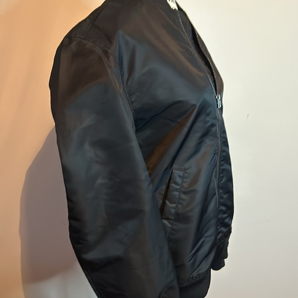 Black Bomber Jacket - Picture 8 of 9